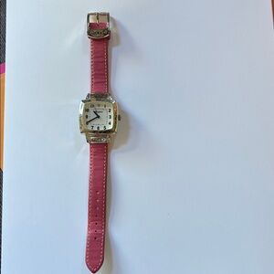 Brighton Pink and Silver Women's Watch